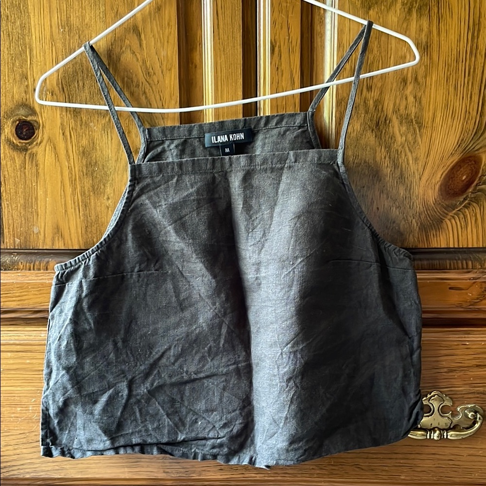 Ilana Kohn linen cropped top